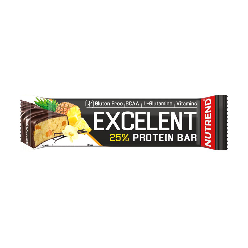 

Протеїновий батончик Nutrend Excelent 25% Protein Bar Ваніль + ананас, 85 г