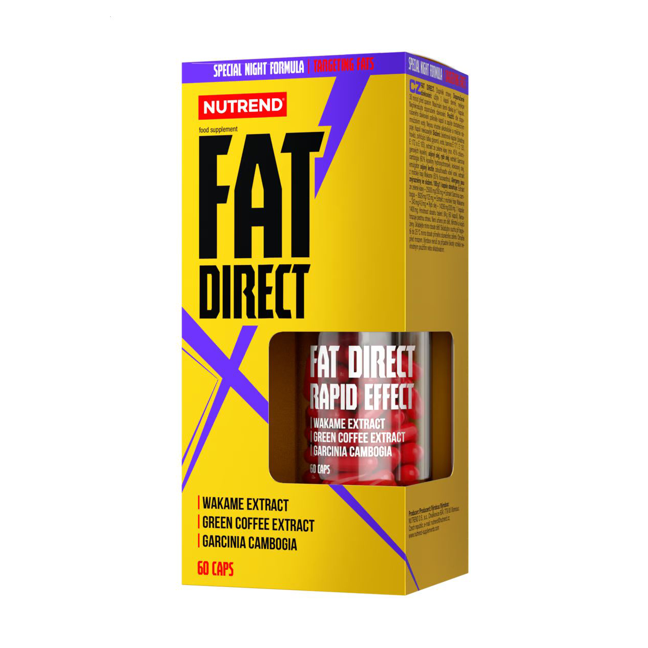 

Жироспалювач Nutrend Fat Direct, 60 капсул