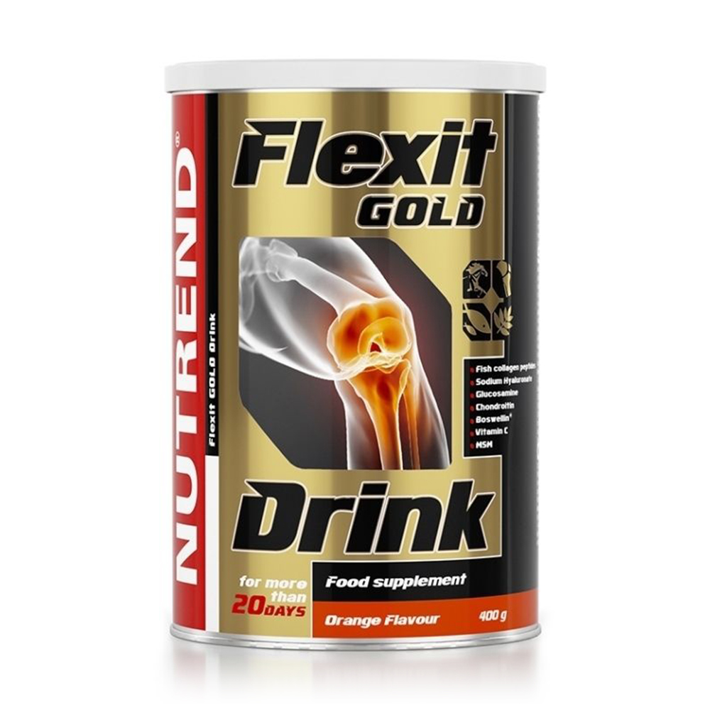 

Уцінка! Хондропротектор Nutrend Flexit Gold Drink Orange в порошку, 400 г