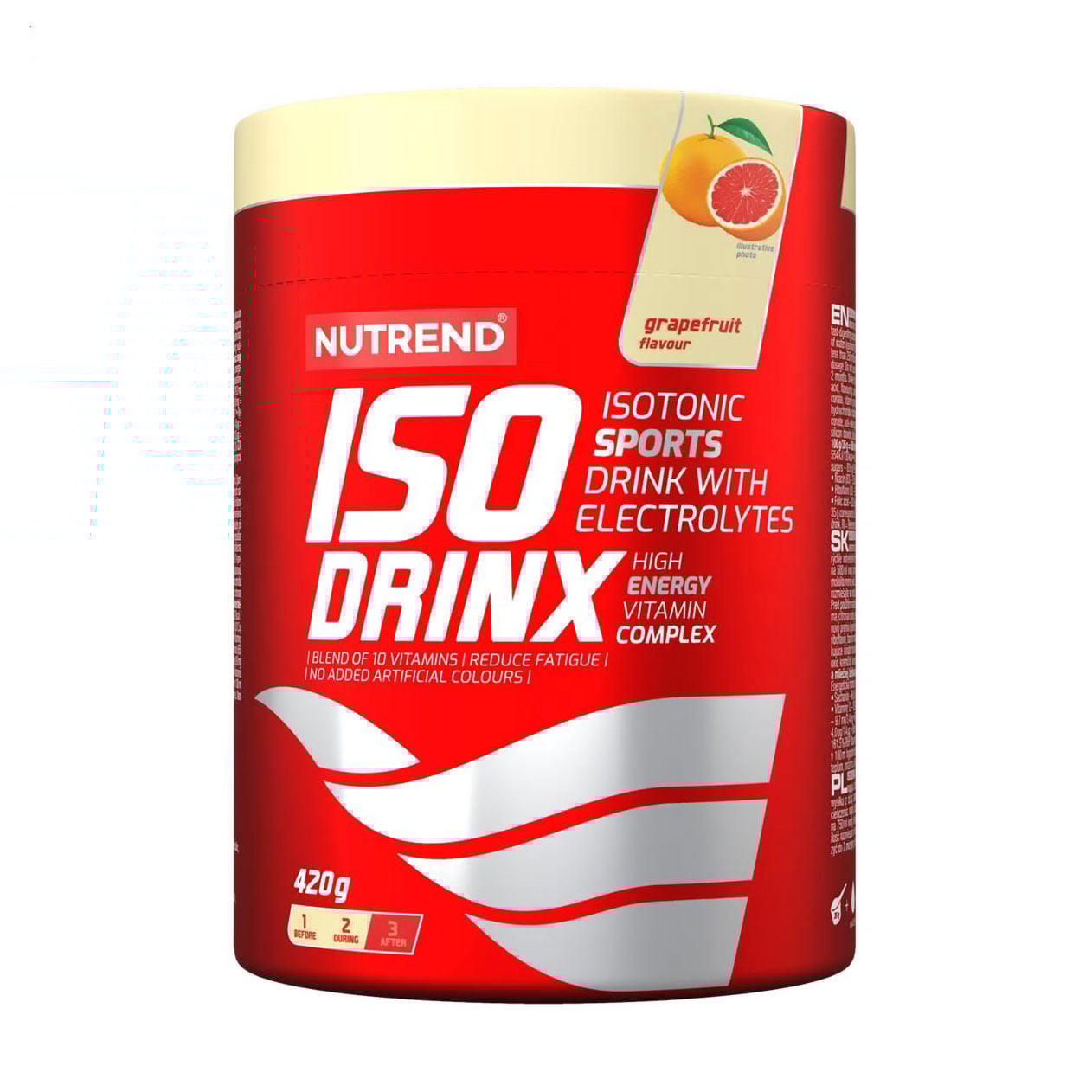 

Ізотонік Nutrend Isodrinx Грейпфрут, в порошку, 420 г