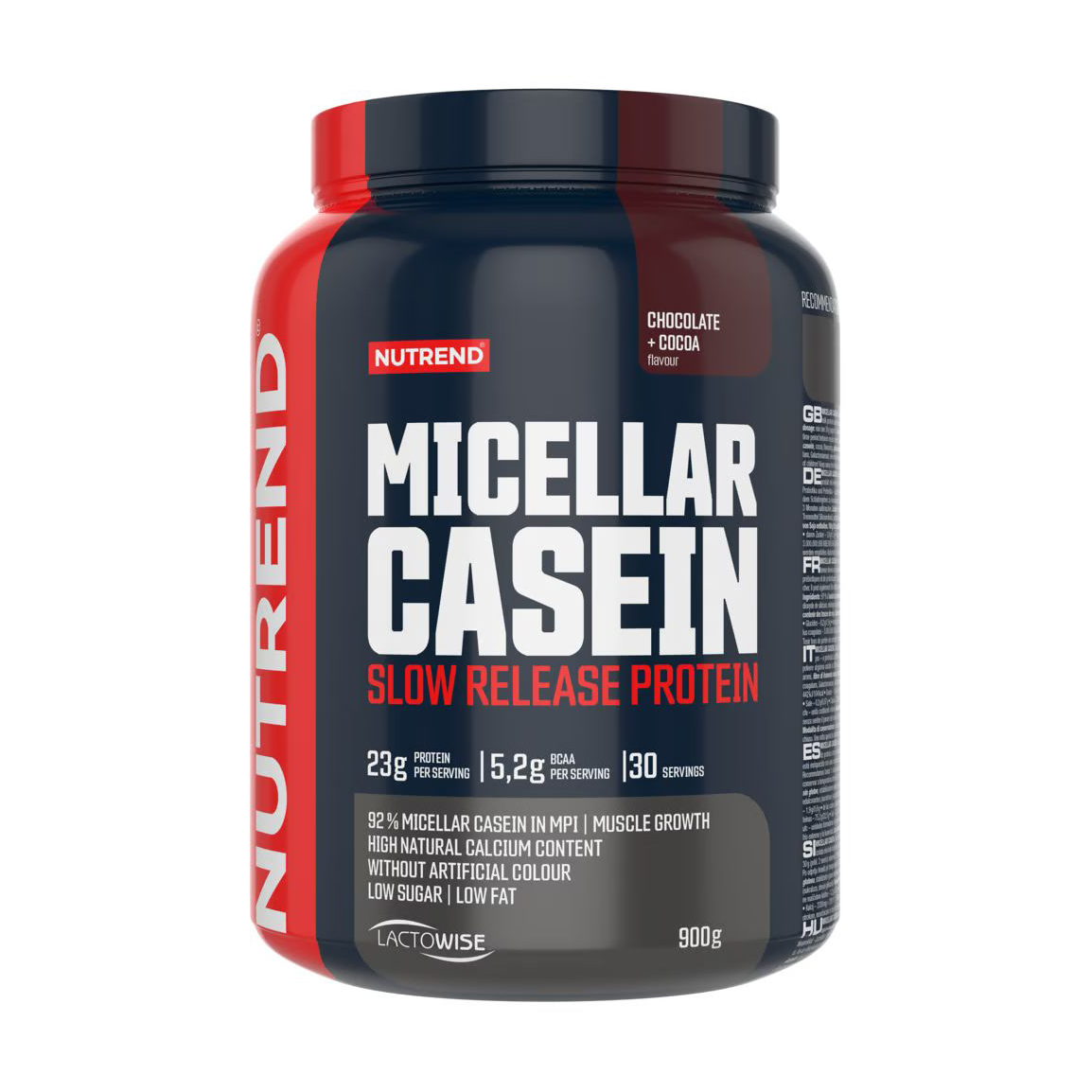 

Уцінка! Казеїн Nutrend Micellar Casein зі смаком шоколада та какао, в порошку, 900 г