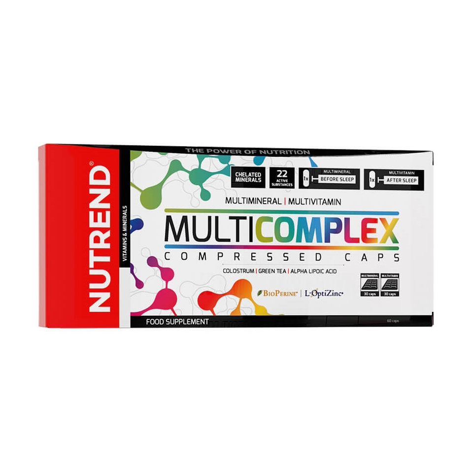 

Вітамінно-мінеральний комплекс Nutrend Multicomplex Compressed Caps, 60 капсул