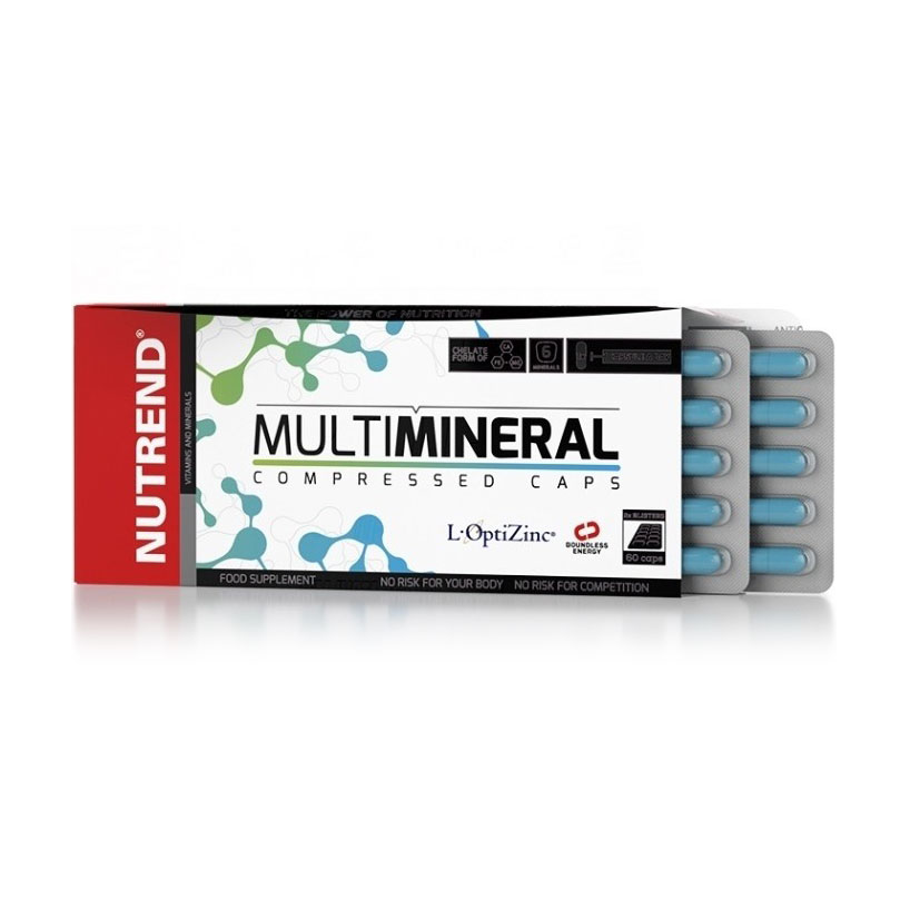 

Мультимінерал Nutrend Multimineral Compressed Caps, 60 капсул