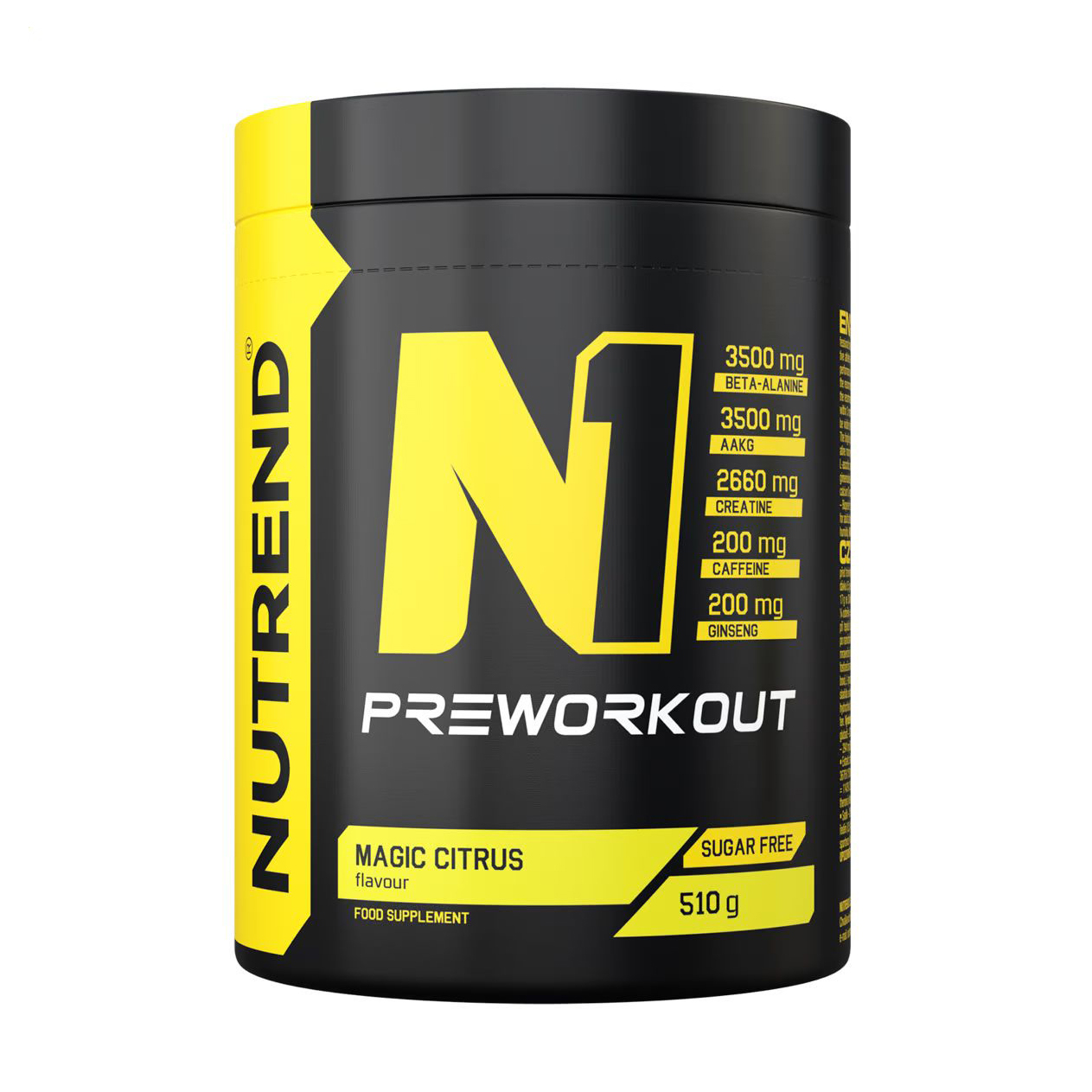 

Передтренувальний комплекс Nutrend N1 Preworkout Магічні цитрусові, в порошку, 255 г