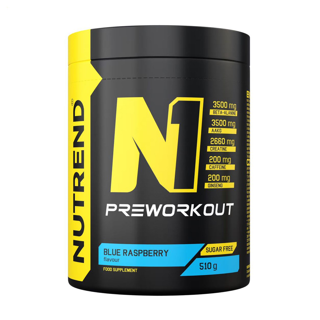 

Уцінка! Передтренувальний комплекс Nutrend N1 Preworkout Ожина, в порошку, 510 г