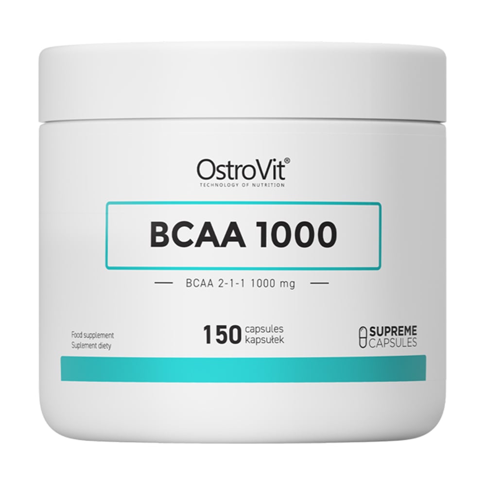 

Амінокислоти OstroVit BCAA 2-1-1 1000 мг, 150 капсул