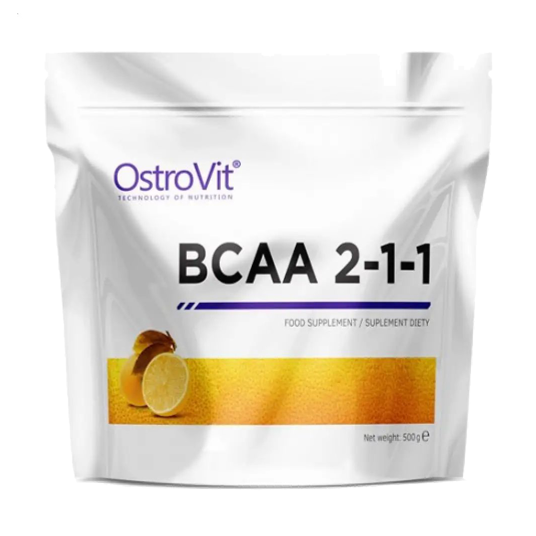 

Амінокислоти OstroVit BCAA 2-1-1 Лимон, в порошку, 500 г