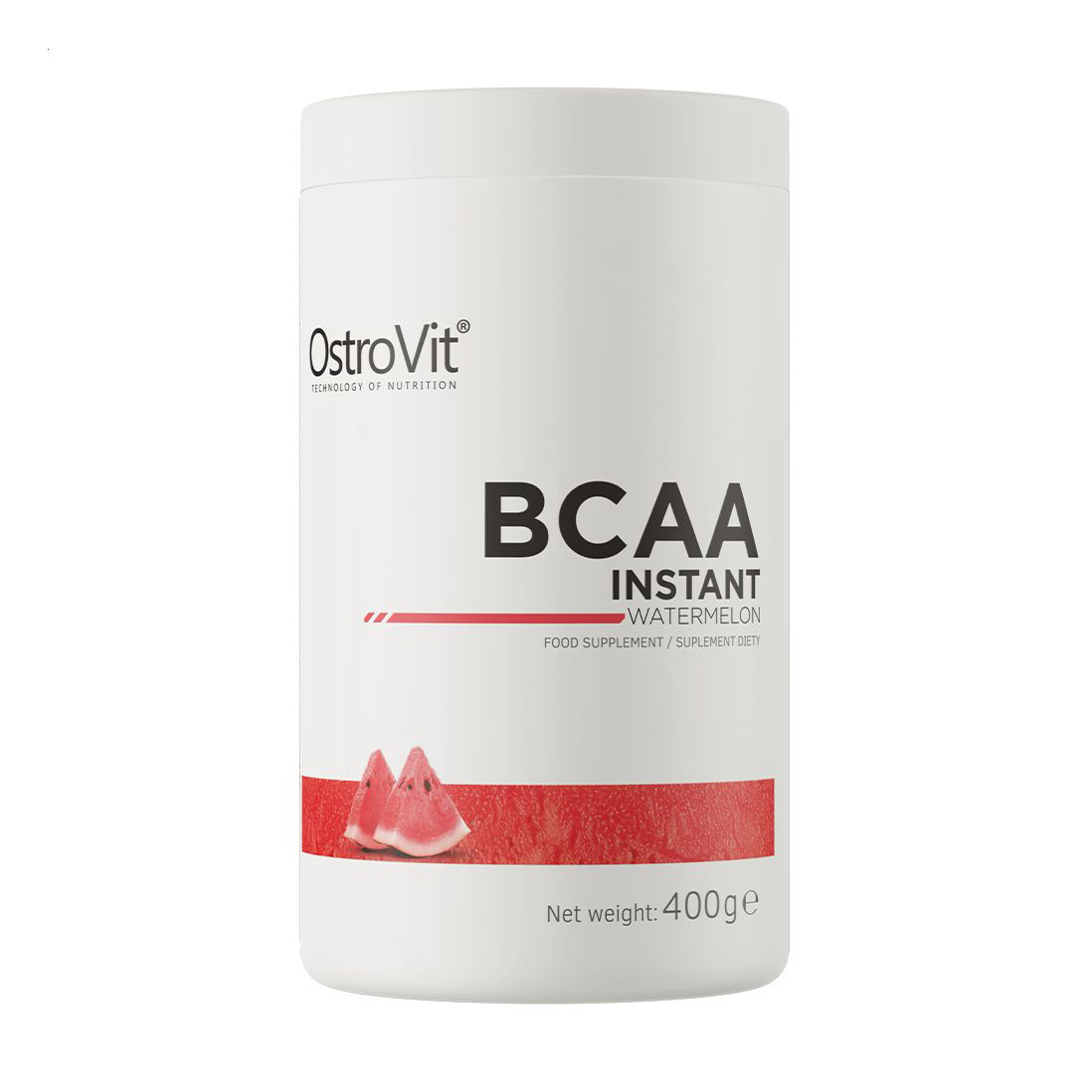 

Амінокислоти OstroVit BCAA Instant зі смаком кавуна, в порошку, 400 г