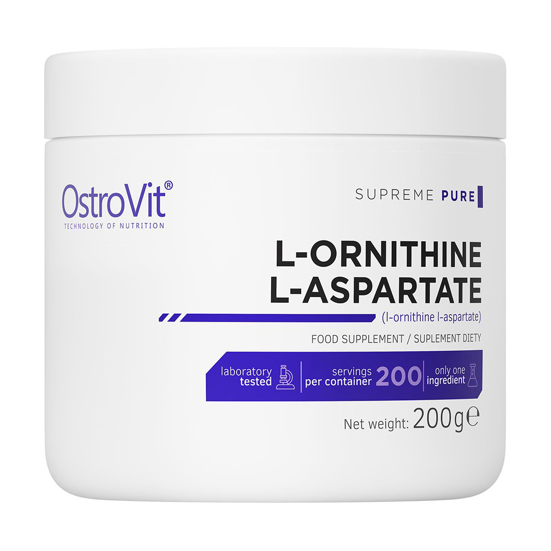

Амінокислоти L-Орнітин та L-Аспартат OstroVit L-Ornithine L-Aspartate в порошку, 200 г