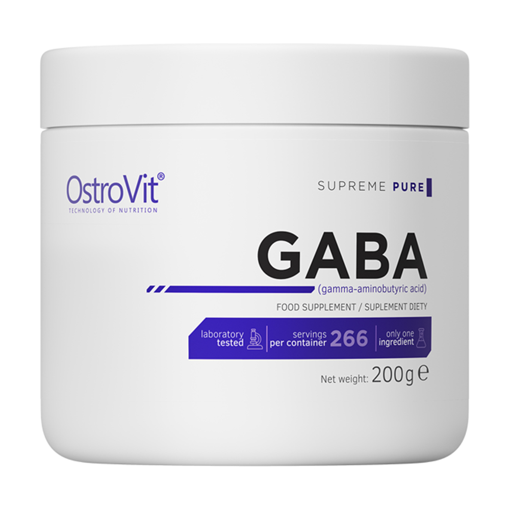 

Уцінка! Гамма-аміномасляна кислота OstroVit Supreme Pure GABA Gamma-aminobutyric Acid в порошку, 200 г
