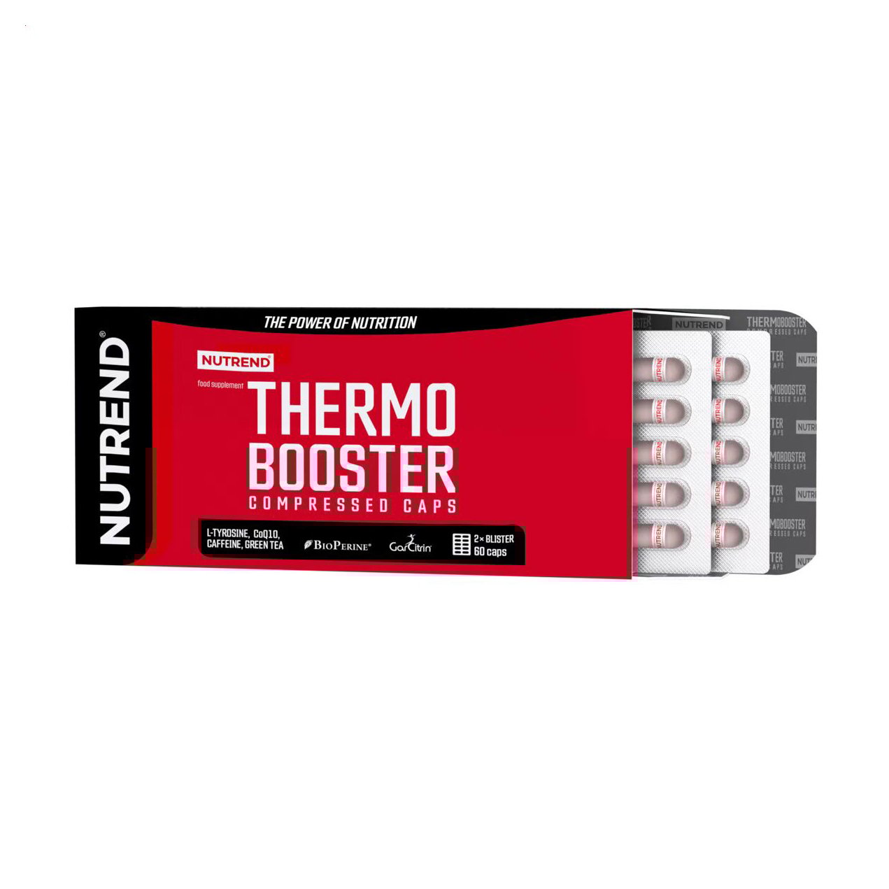 

Жироспалювач Nutrend Thermobooster Compressed Caps, 60 капсул
