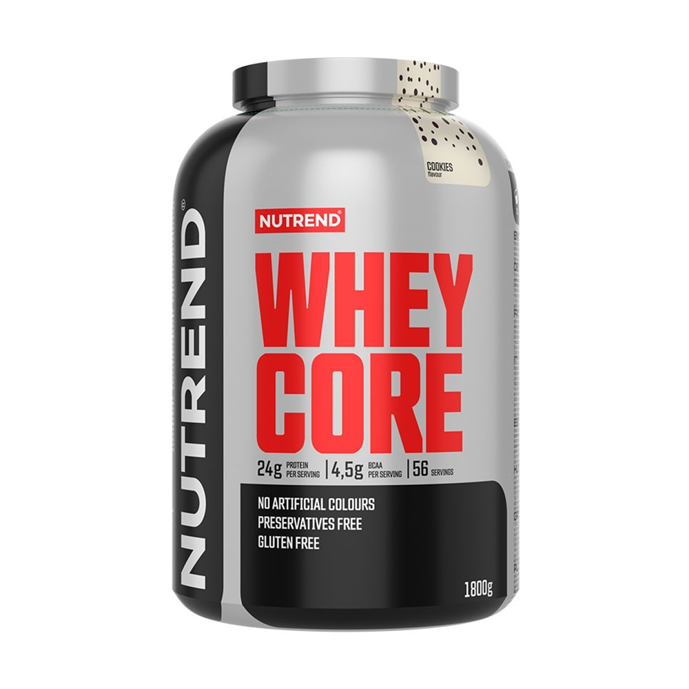 

Протеїн Nutrend Whey Core зі смаком печива, в порошку, 1.8 кг
