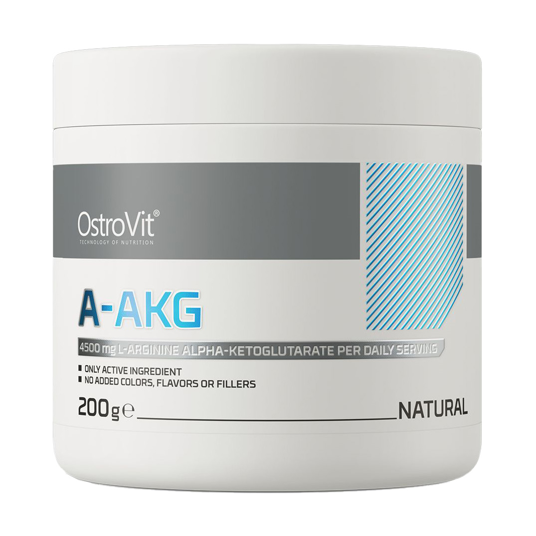 

Аргінін Альфа-Кетоглутарат OstroVit A-AKG Без смаку, в порошку, 200 г