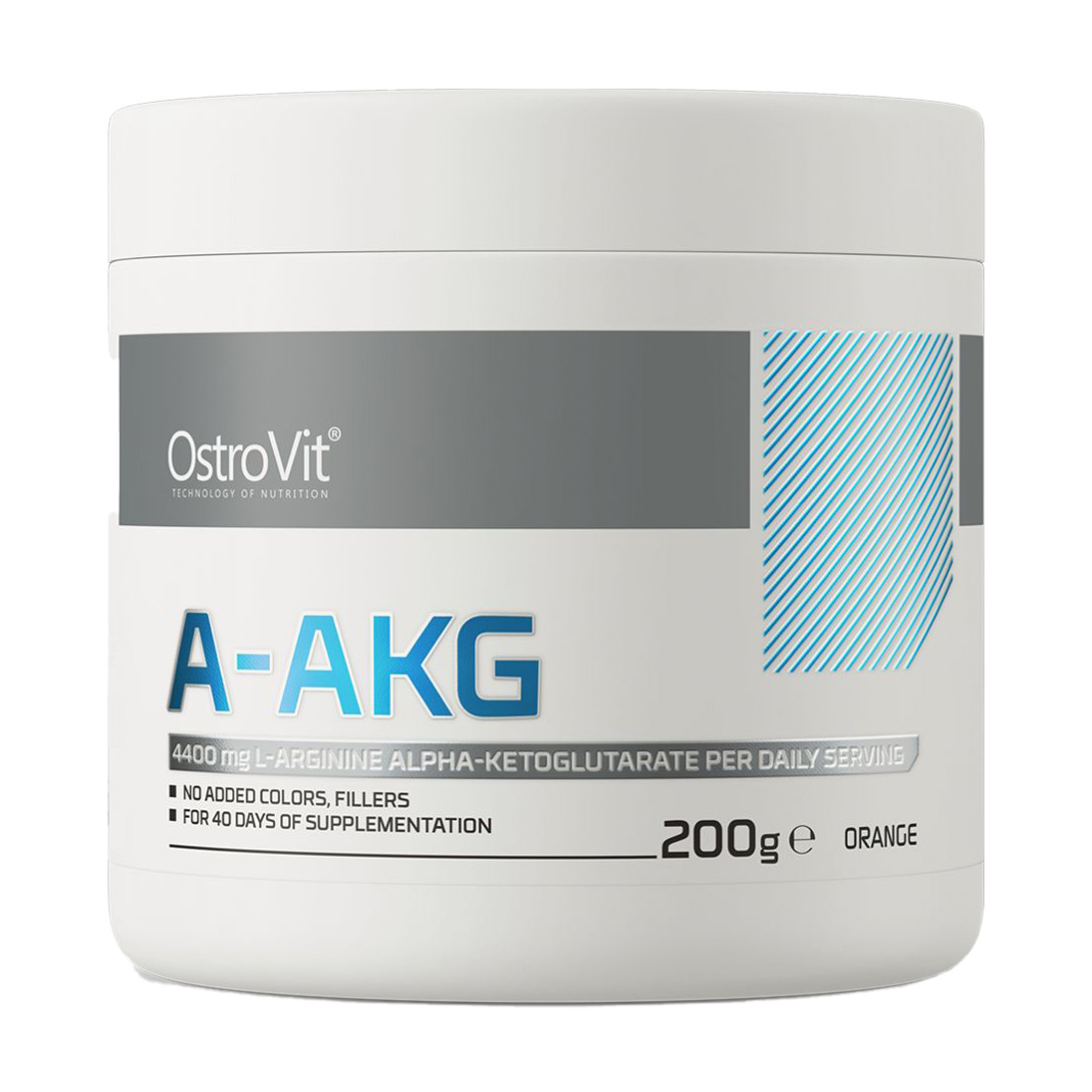

Аргінін Альфа-Кетоглутарат OstroVit A-AKG Апельсин, в порошку, 200 г