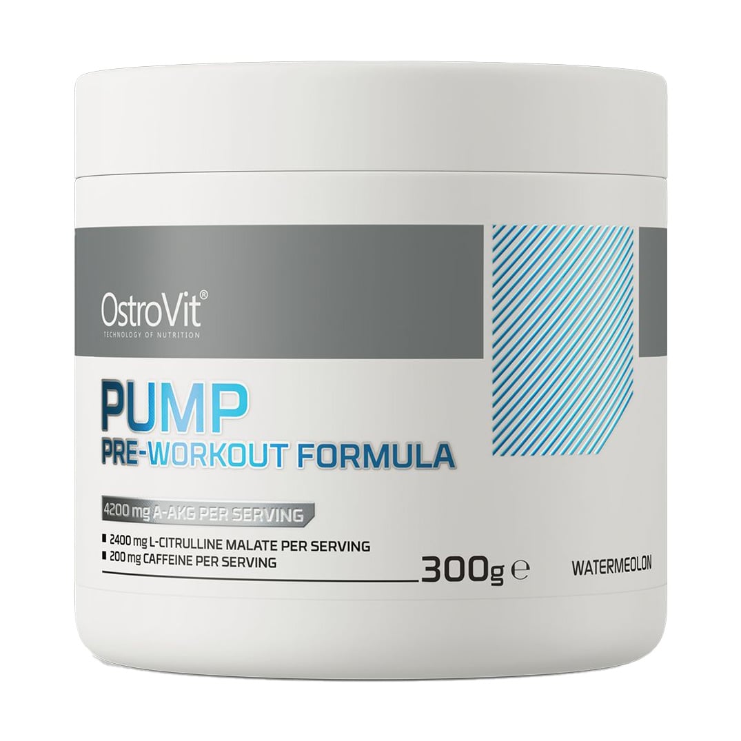 

Передтренувальний комплекс OstroVit Pump Pre-Workout Formula Кавун, в порошку, 300 г