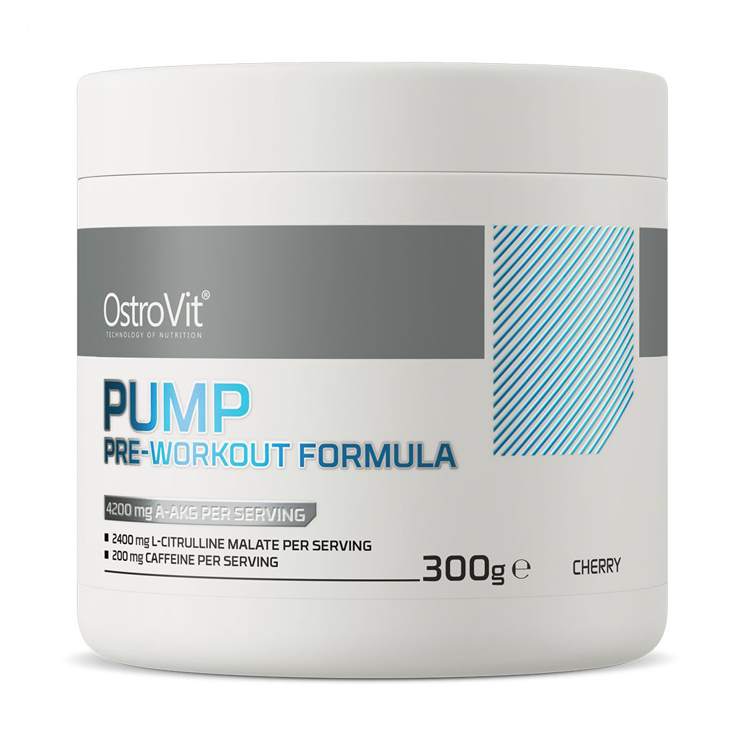 

Передтренувальний комплекс OstroVit Pump Pre-Workout Formula Вишня, в порошку, 300 г