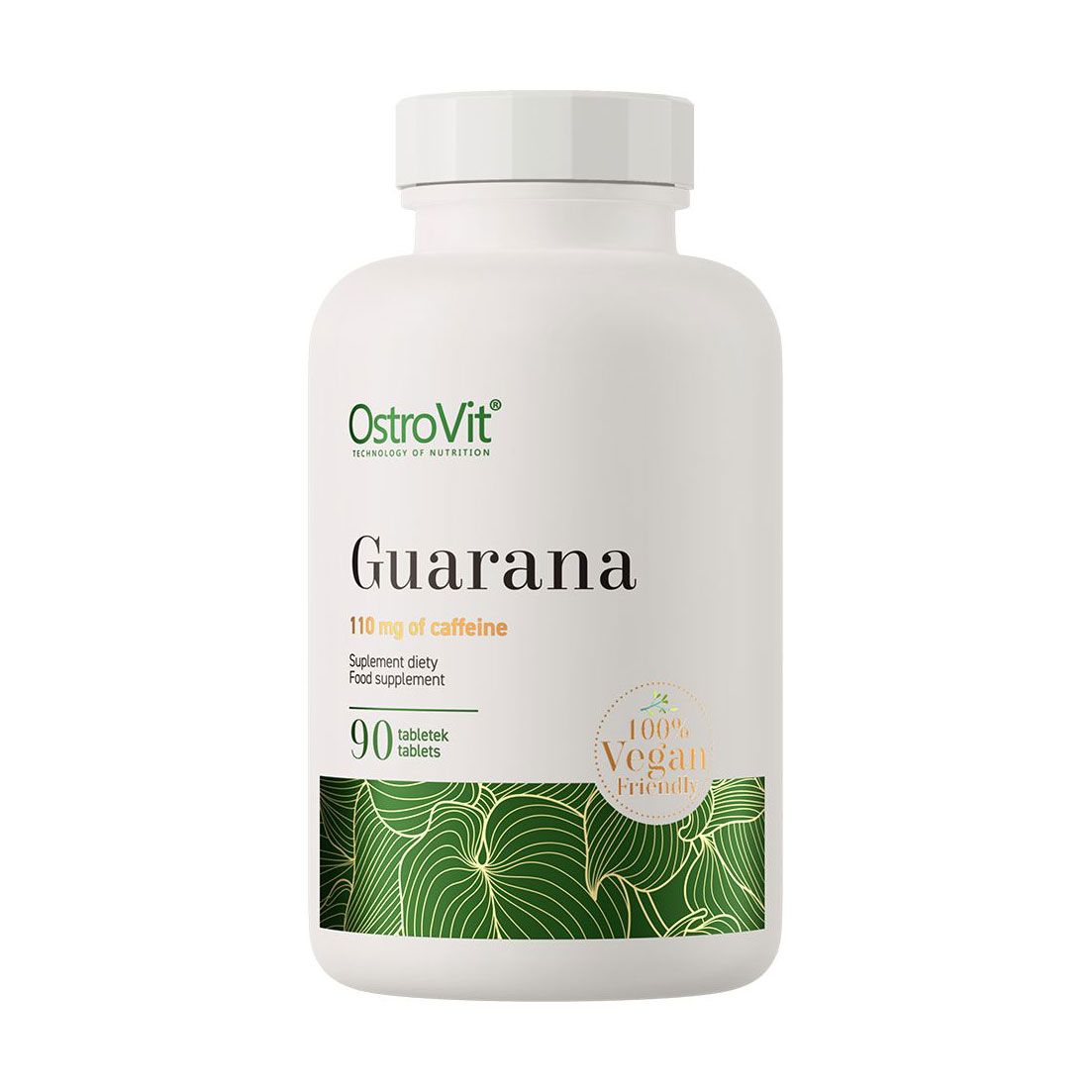 

Гуарана OstroVit Guarana 110 мг кофеїну, 90 таблеток
