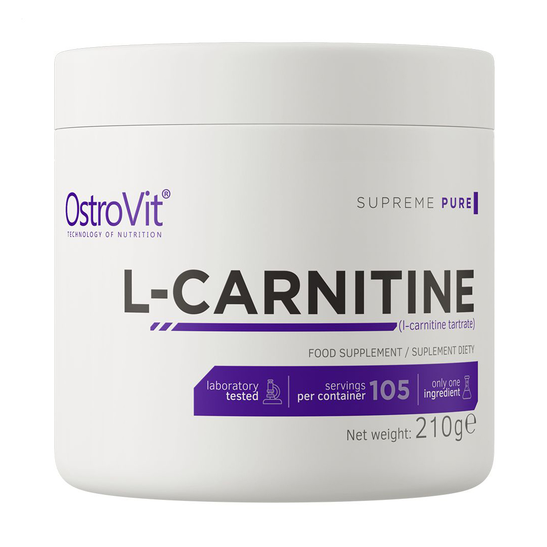 

L-карнітин OstroVit Supreme Pure L-Karnityna в порошку, 210 г