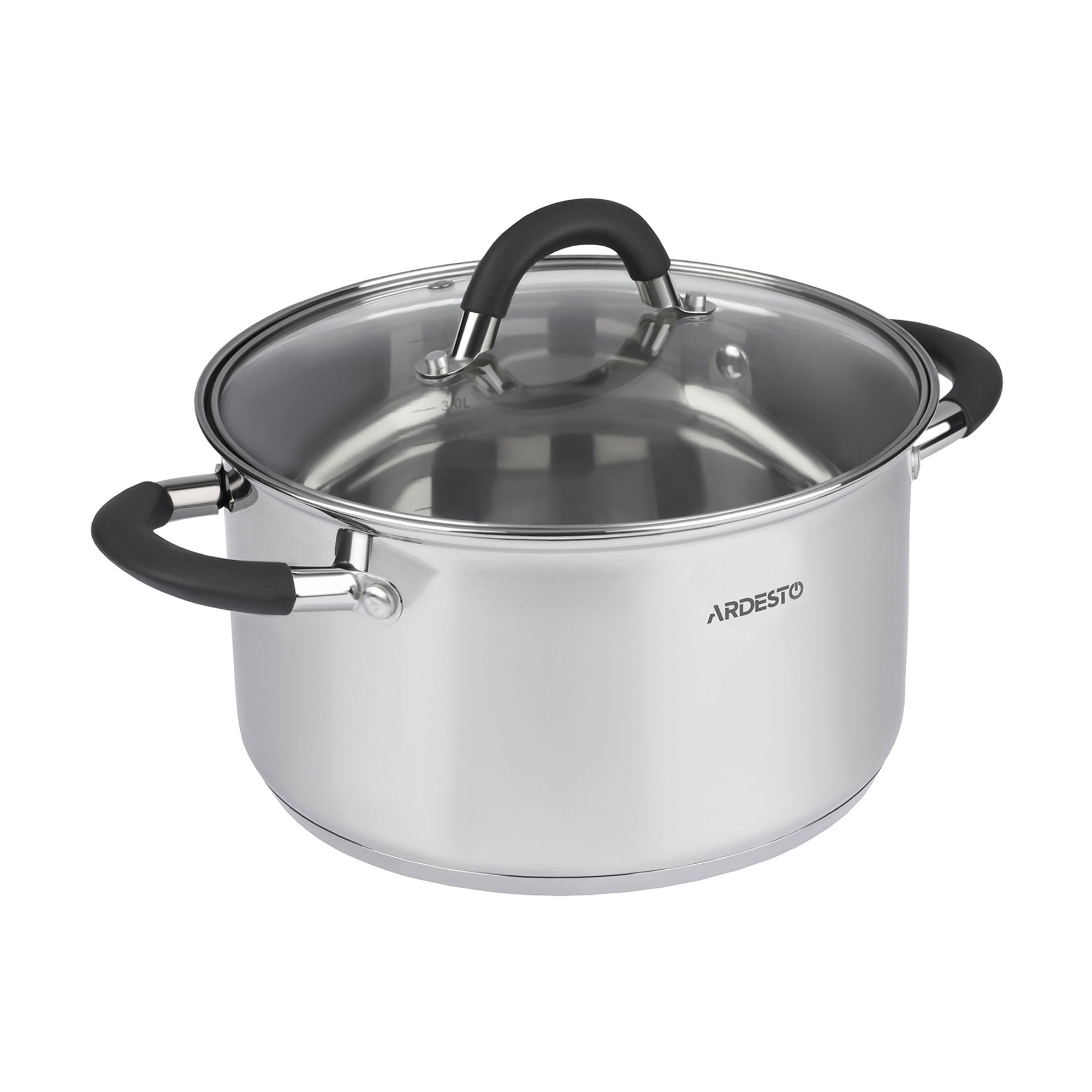 

Каструля Ardesto Gemini з кришкою, діаметр 22 см, 4.7 л (AR1947CS)