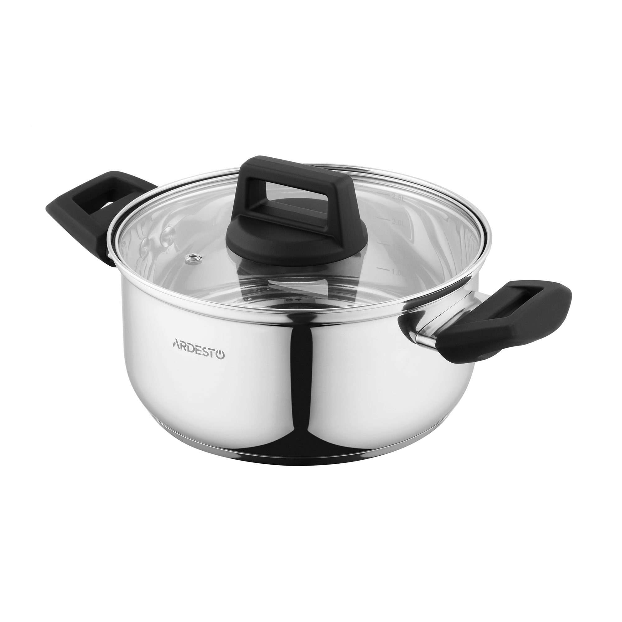 

Каструля Ardesto Gemini з кришкою, діаметр 20 см, 2.9 л (AR3529G)