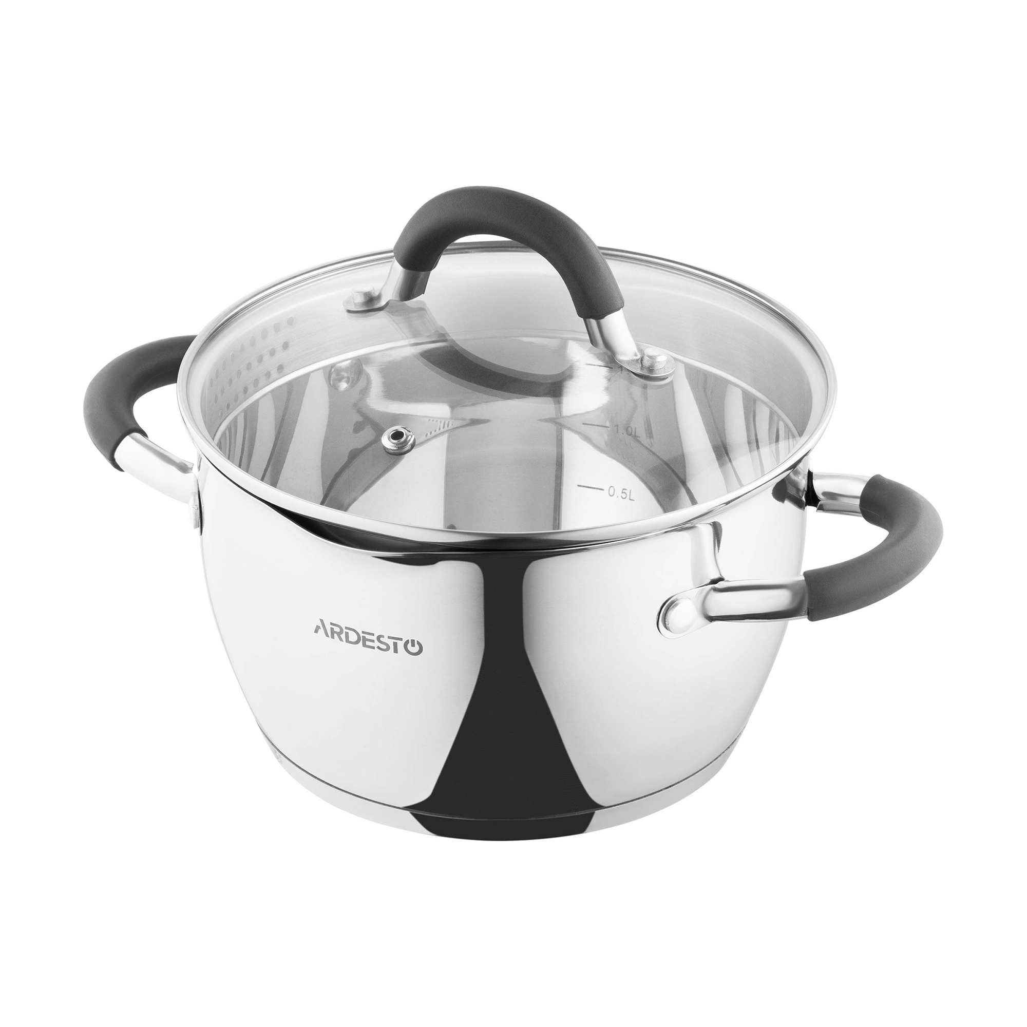 

Каструля Ardesto Gemini з кришкою, діаметр 18 см, 2.3 л (AR1923GS)