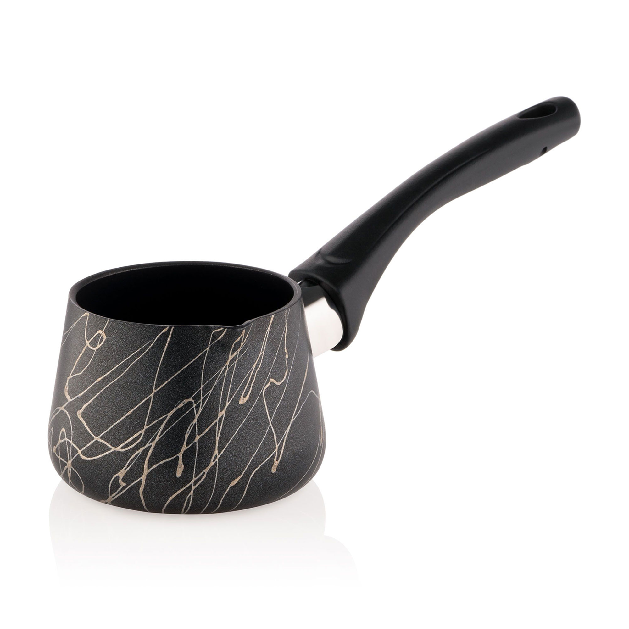 

Уцінка! Турка Ardesto Black Mars алюміній, з бакелітовою ручкою, діаметр 6.4 см, 250 мл (AR0825SG)