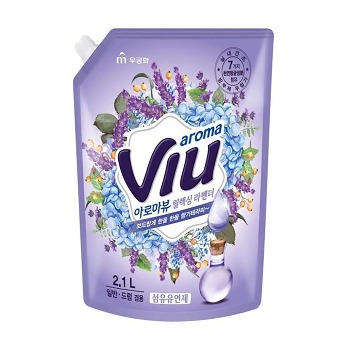 

Кондиціонер для білизни Mukunghwa Fabric Softener Aroma VIU Лаванда, 2.1 л