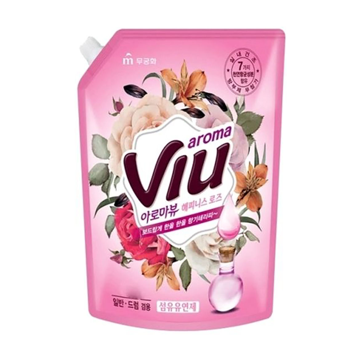 

Кондиціонер для білизни Mukunghwa Fabric Softener Aroma VIU Троянда, 2.1 л