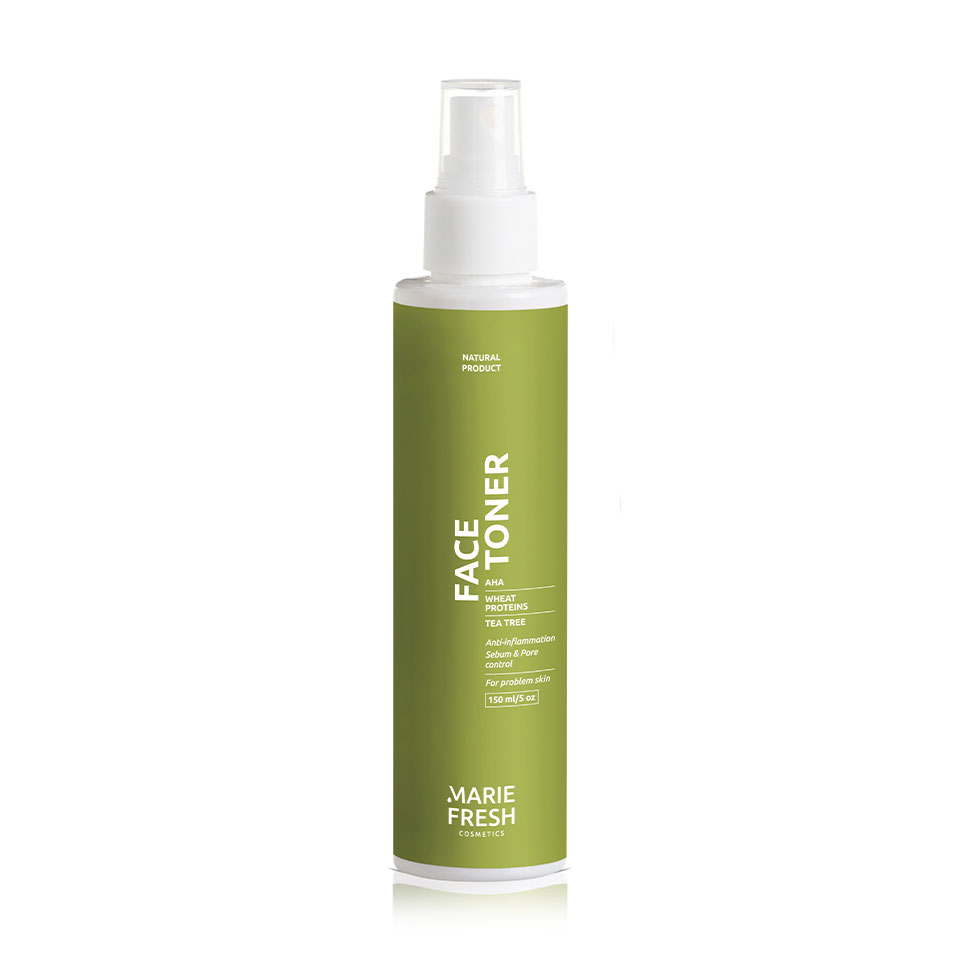 

Уцінка! Тонік для обличчя Marie Fresh Cosmetics Anti Acne Face Toner для проблемної шкіри з AHA кислотами, 150 мл