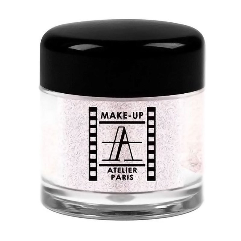 

Уцінка! Розсипчаста перламутрова пудра для повік Make-Up Atelier Paris Pearl Powder PP05 Holographic White Pink, 4 г