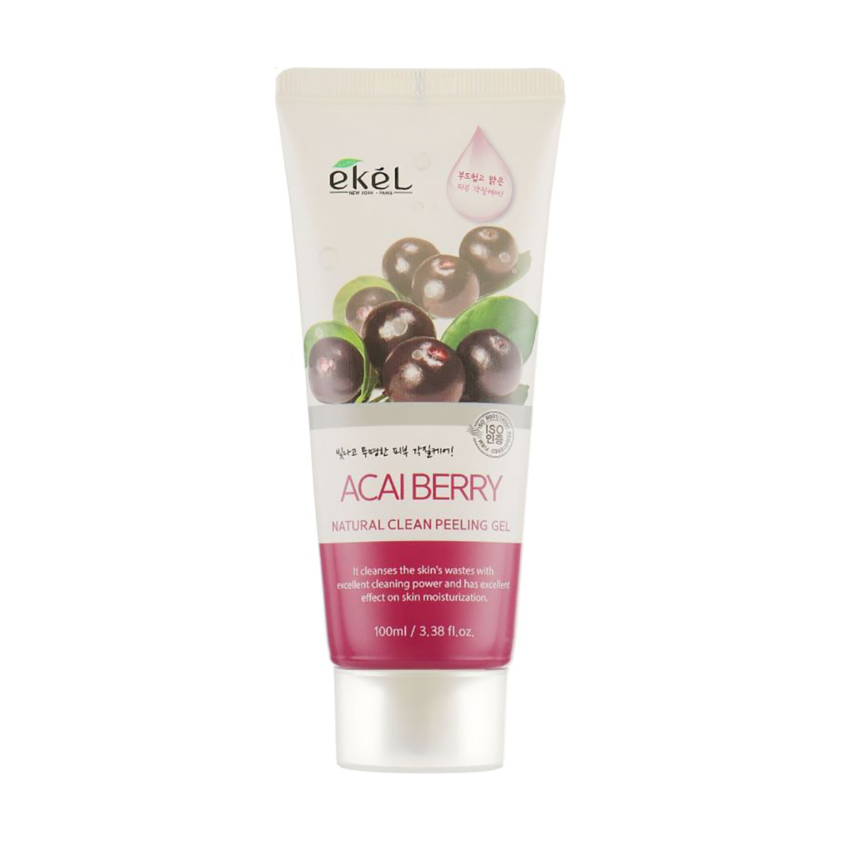 

Уцінка! Пілінг-гель для обличчя Ekel Acai Berry Natural Clean Peeling Gel з екстрактом ягід асаї, 100 мл