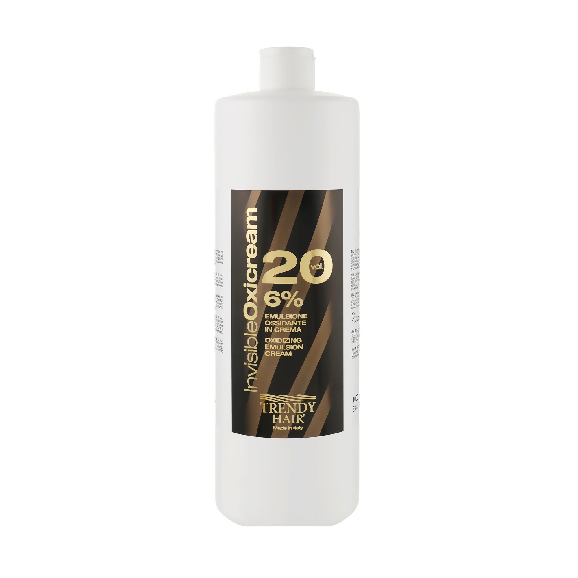 

Кремовий окисник для фарбування Trendy Hair Invisible Oxicream 6% (20V), 1 л