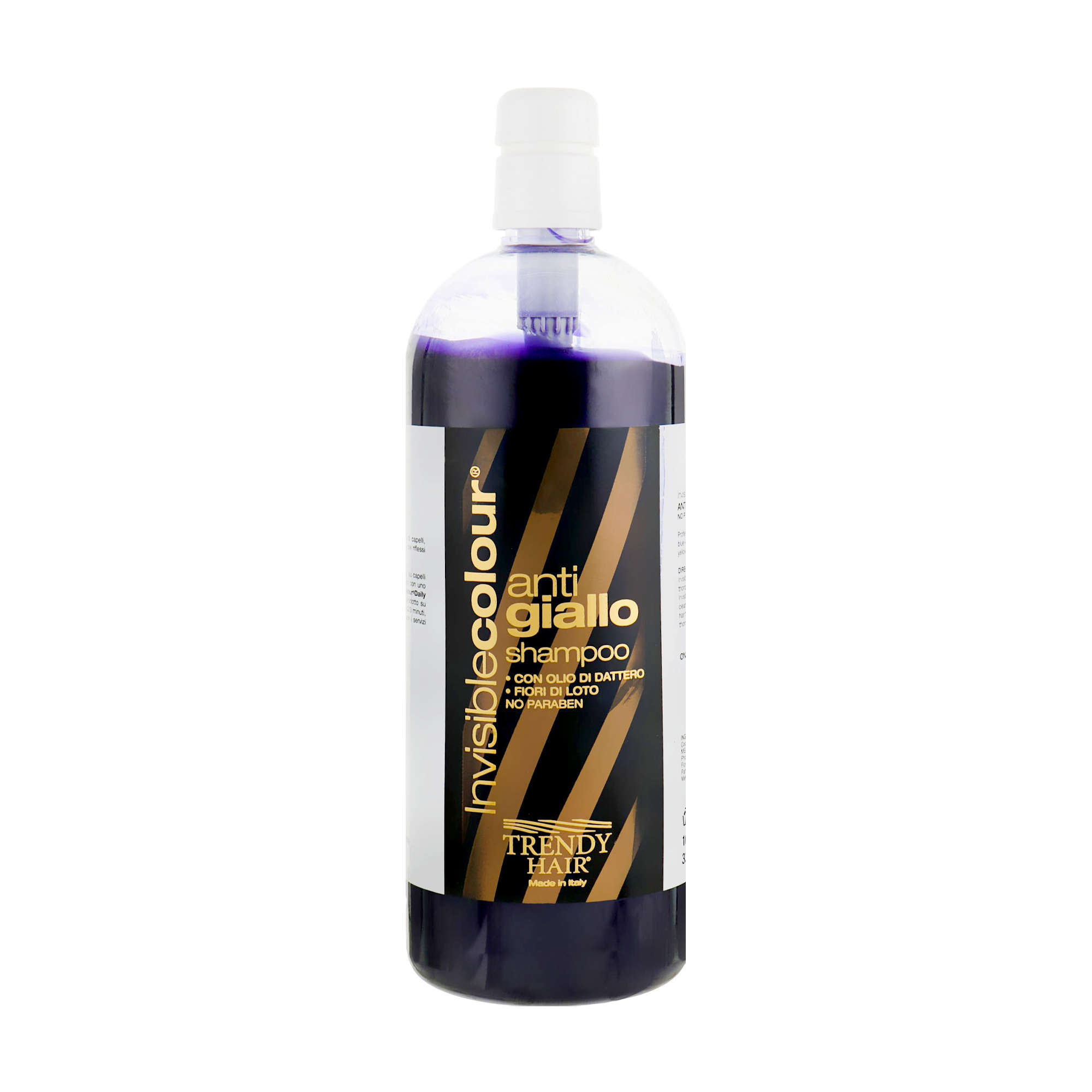 

Уцінка! Шампунь для волосся Trendy Hair Invisible Color Anti Yellow Shampoo з антижовтим ефектом для освітленого волосся, 1 л