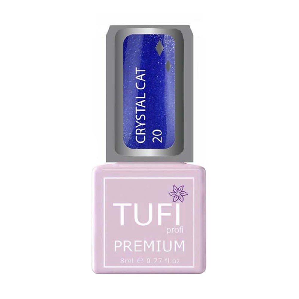 Гель-лак для нігтів Tufi Profi Premium Crystal Cat 20 Танзаніт, 8 мл