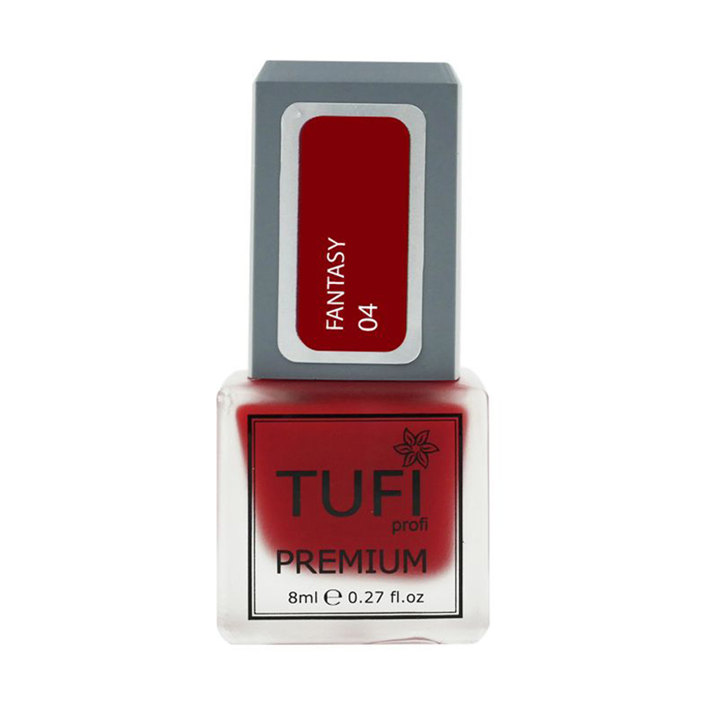 

Уцінка! Декоративний лак для нігтів Tufi Profi Premium Fantasy, 04 Кармін, 8 мл