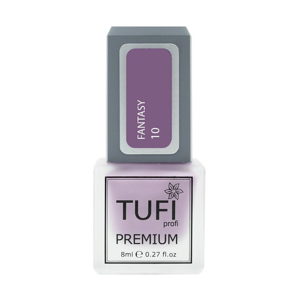 

Декоративний лак для нігтів Tufi Profi Premium Fantasy, 10 Лілова пелюстка, 8 мл