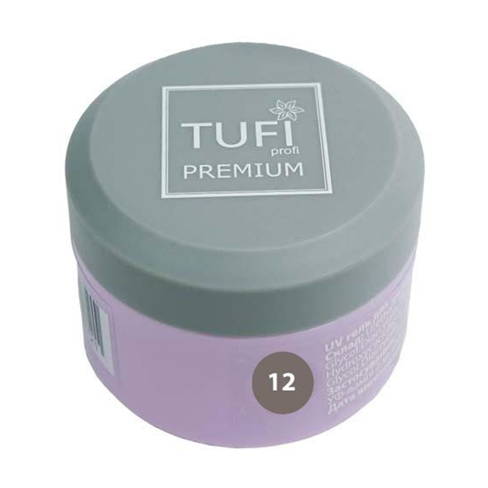 

Уцінка! Гель для нарощування нігтів Tufi Profi Premium Builder UV Gel 12 Cocoa, 15 г