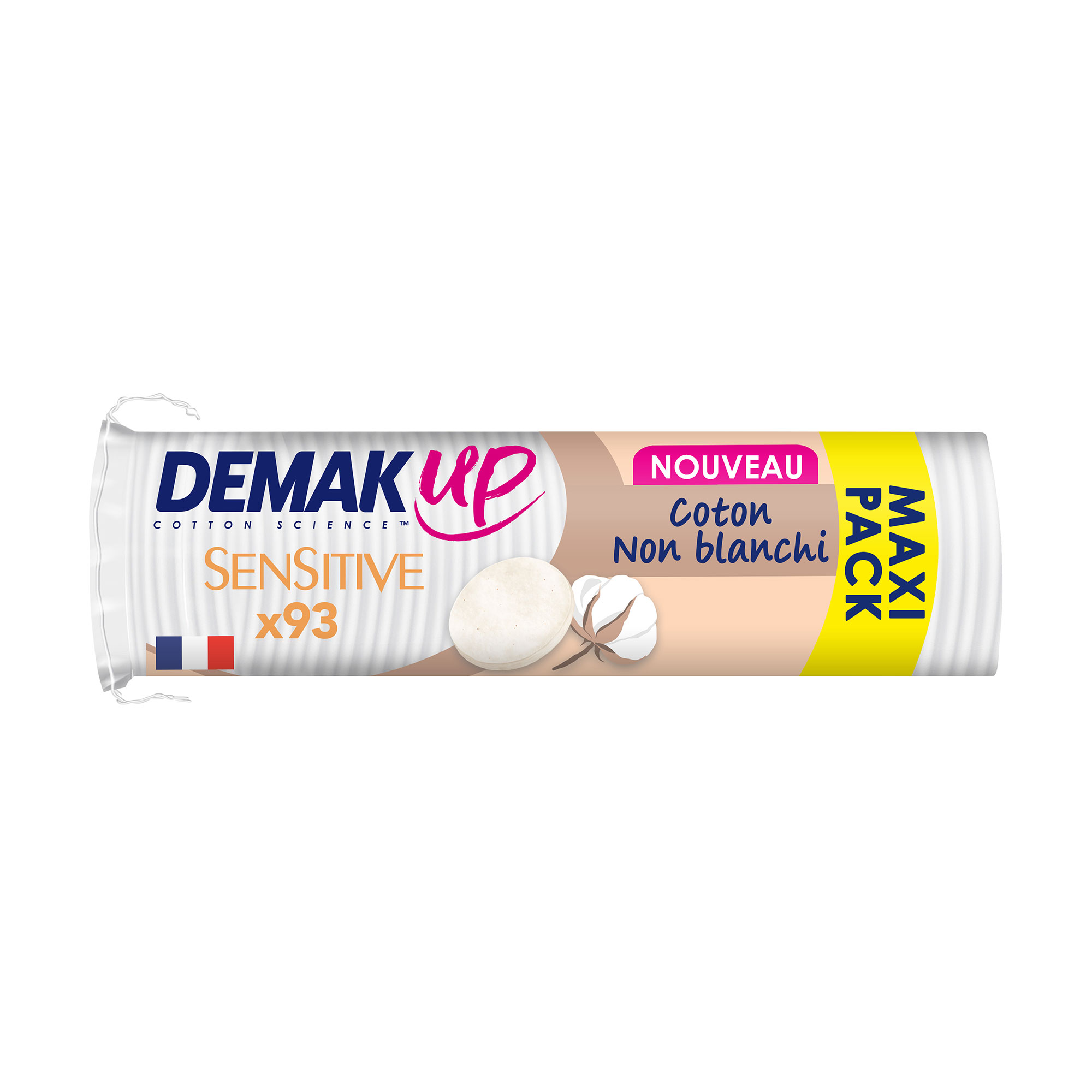 

Ватні диски Demak Up Cotton Sensitive Round, 93 шт