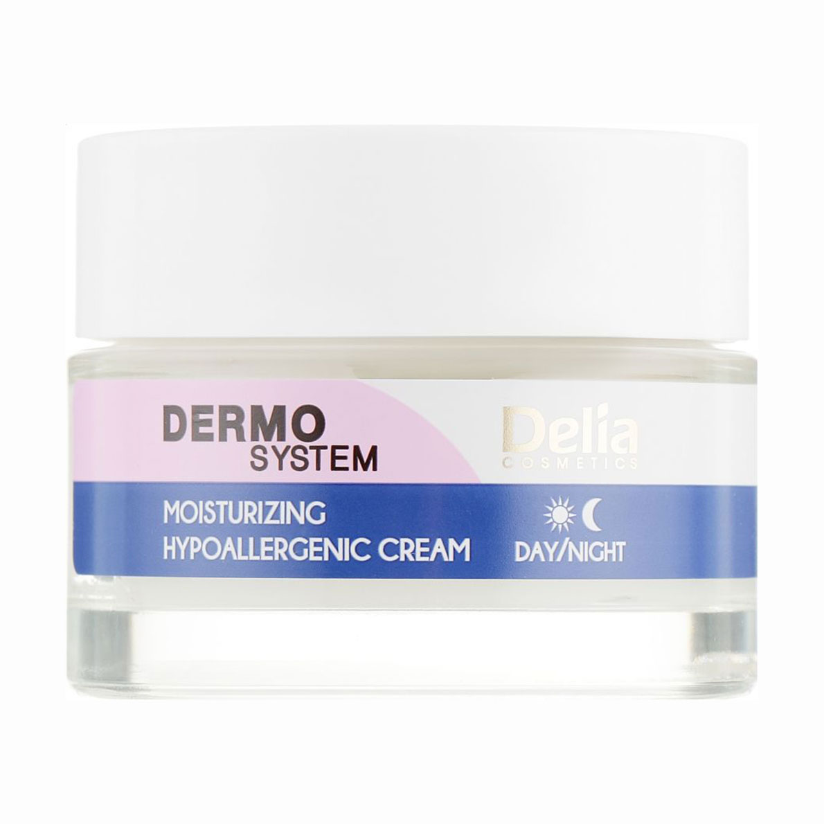 

Гіпоалергенний зволожувльний крем для обличчя Delia Cosmetics Dermo System Moisturizing Hypoallergenic Cream, 50 мл