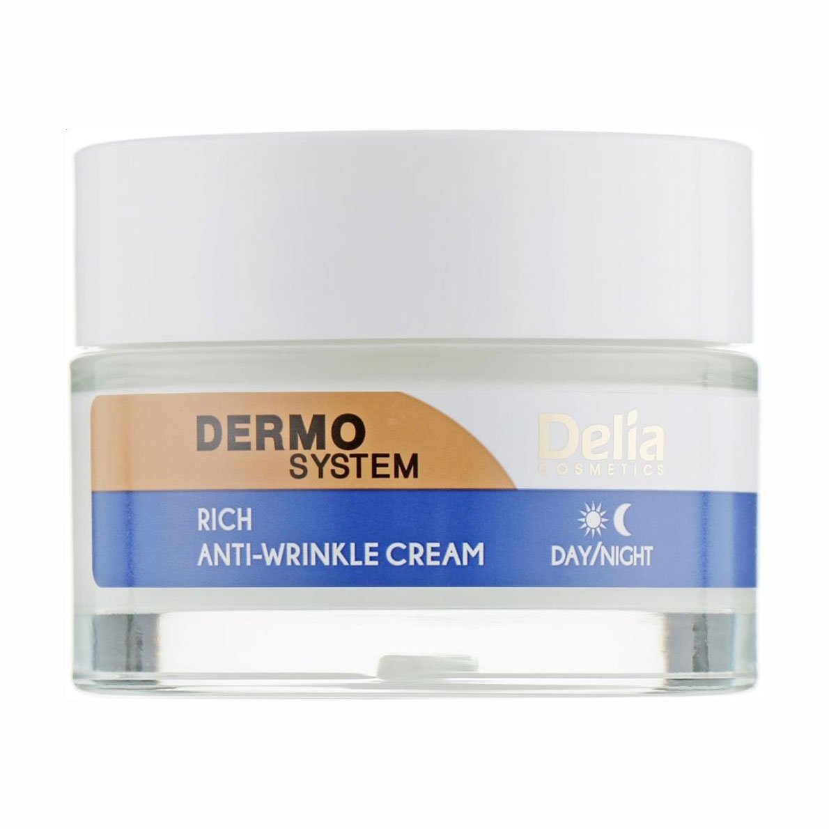 

Крем для обличчя Delia Cosmetics Dermo System Rich Anti-Wrinkle Cream проти зморщок, 50 мл