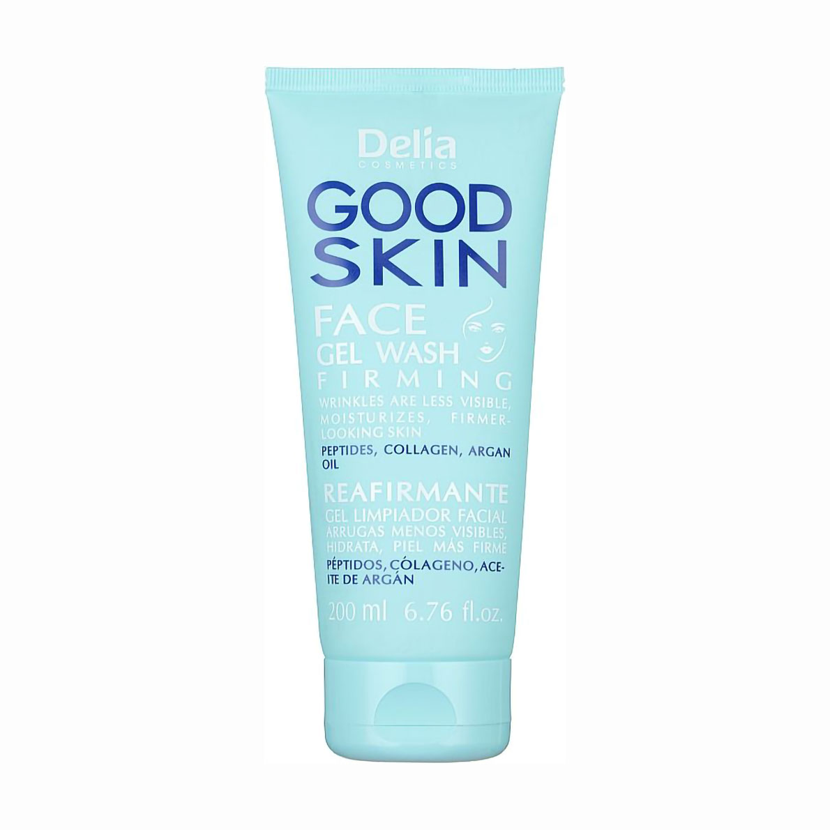 

Уцінка! Зміцнювальний гель для обличчя Delia Cosmetics Good Skin Face Gel Wash Firming, 200 мл