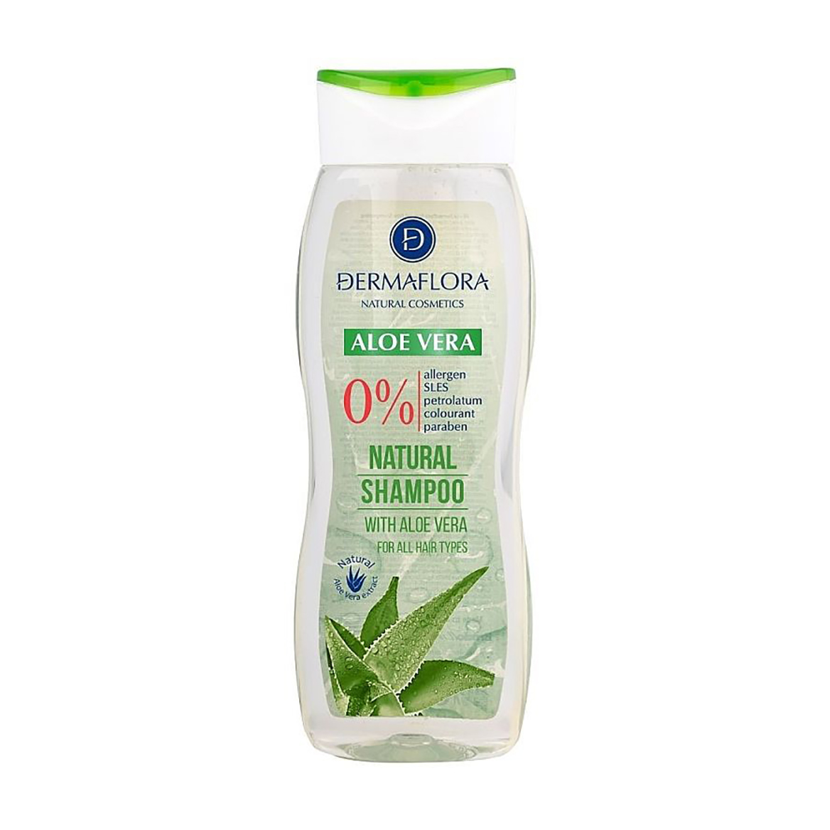 

Шампунь для волосся Dermaflora Natural Shampoo з алое вера, 250 мл