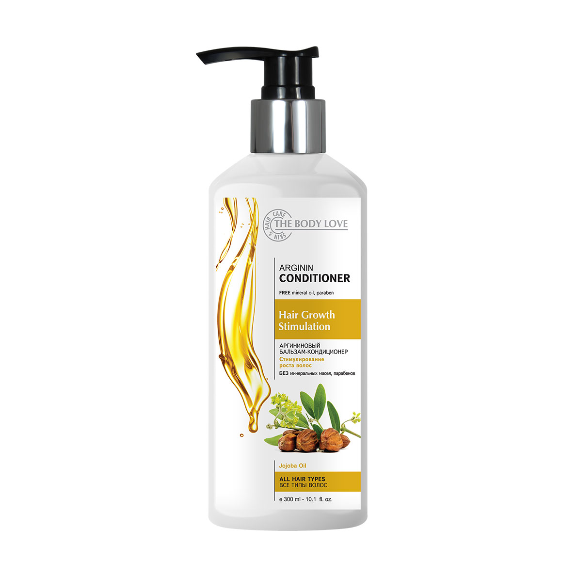 

Бальзам The Body Love Arginin Conditioner для всіх типів волосся, з аргініном, 300 мл