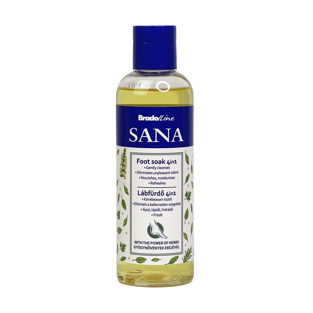 

Уцінка! Ванночка для ніг Bradoline Sana 4 In 1 Foot Soak 4 в 1 з пудрою рослин, 200 мл