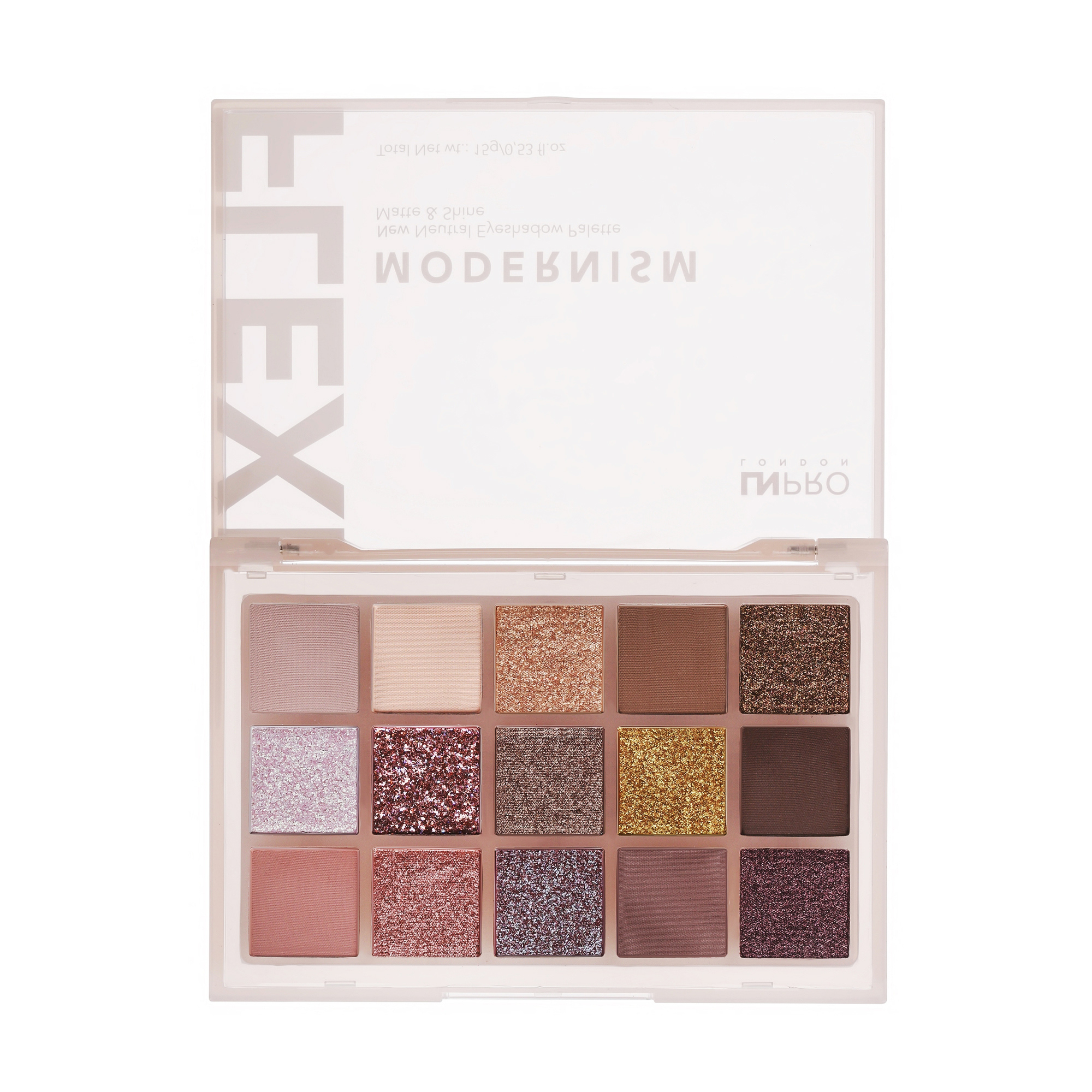 

Уцінка! Тіні для повік LN Pro Flexi Minimalism Eyeshadow Palette 102, 15 г
