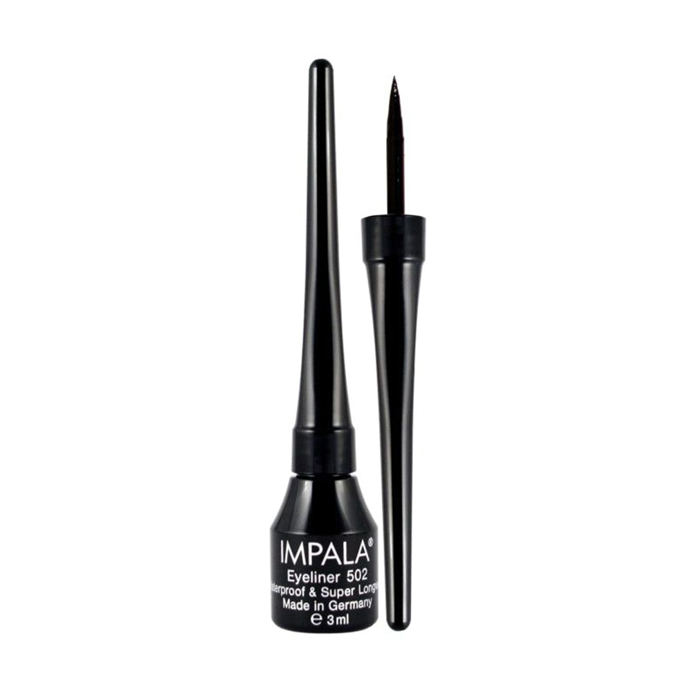 

Стійка підводка для очей Impala Eyeliner 502 з аплікатором, Чорна, 3 мл
