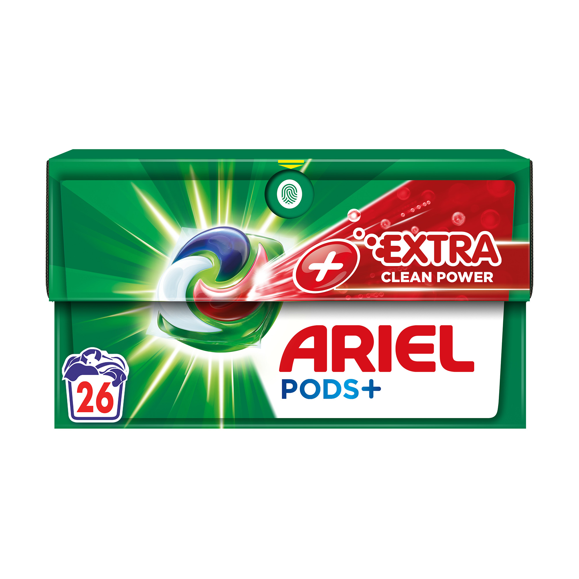 

Капсули для прання Ariel Pods+ Extra Clean Power Сила екстраочищення, 26 циклів прання, 26 шт
