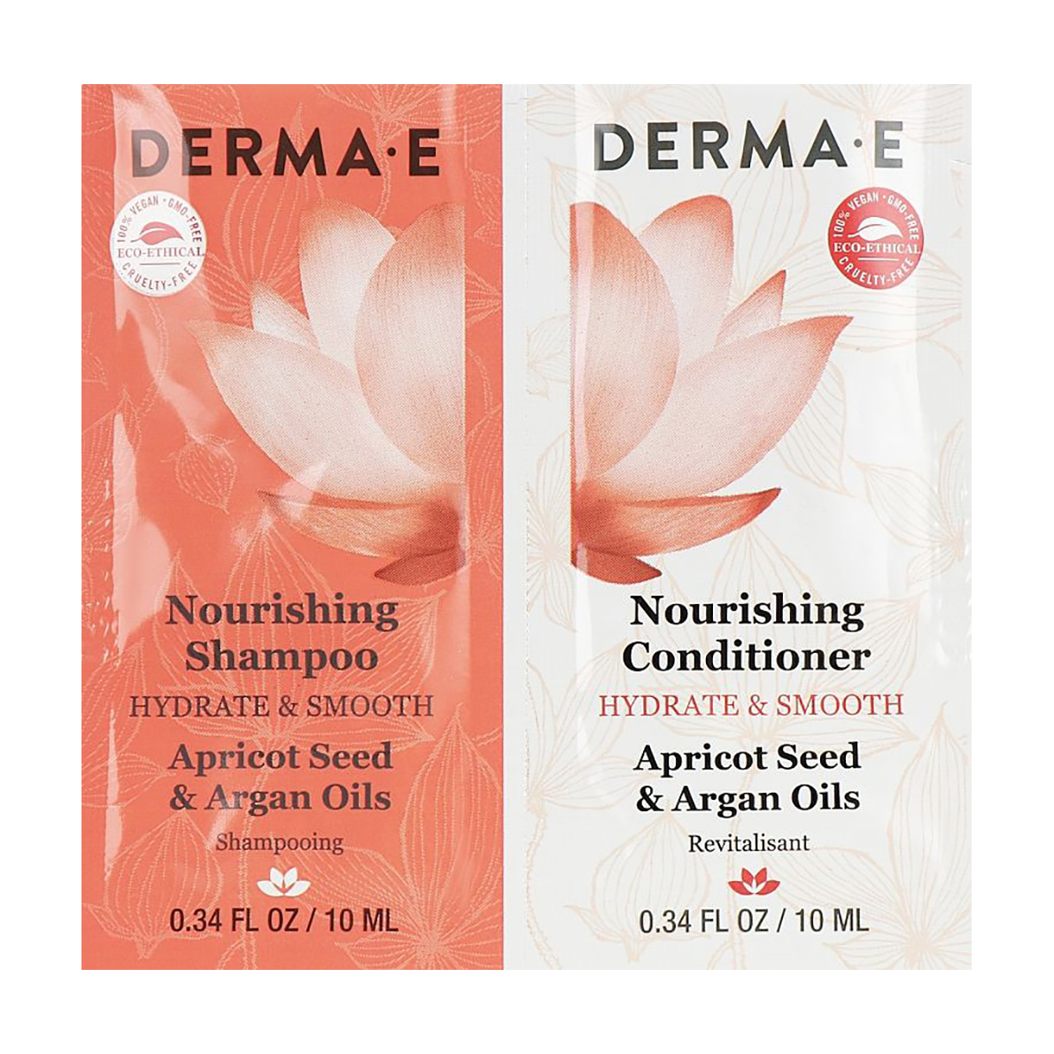 

Набір пробників для волосся Derma E Nourishing (шампунь, 10 мл + кондиціонер, 10 мл)