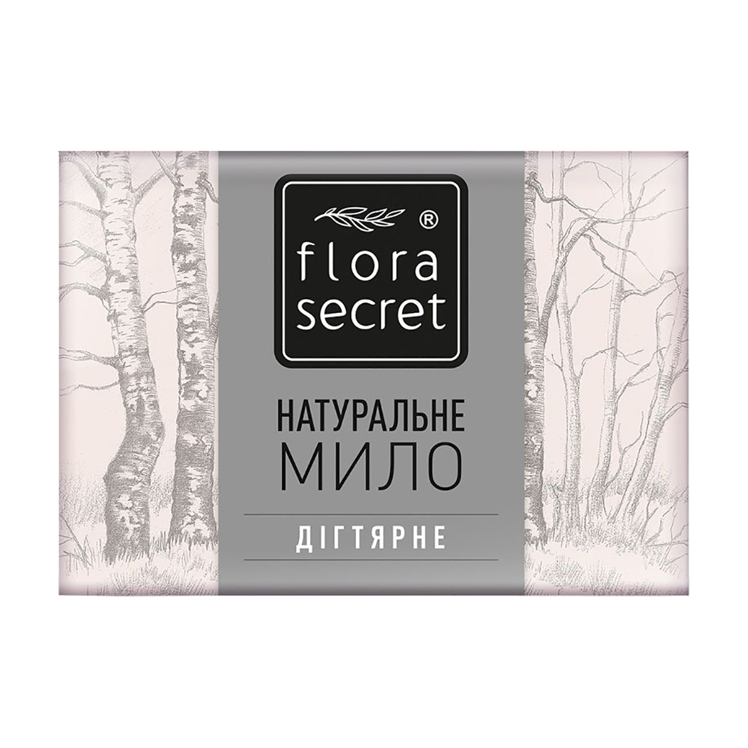

Уцінка! Натуральне мило Flora Secret Дігтярне, 75 г