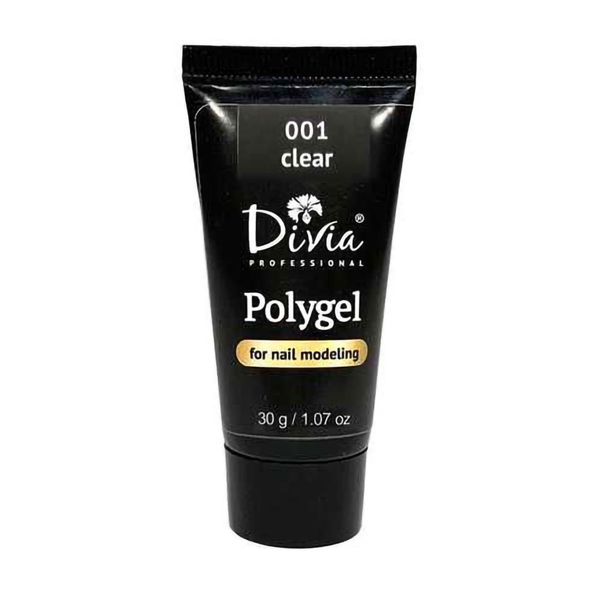 

Полігель для нарощування нігтів Divia Polygel 001, 30 г